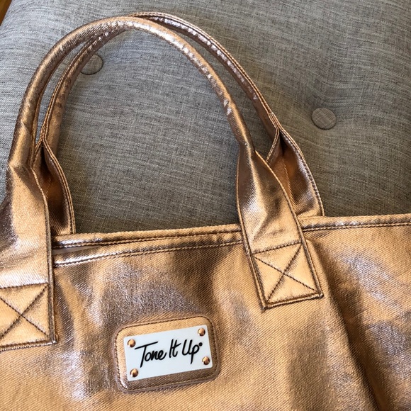 Tone it Up rose gold tote - Picture 1 of 5